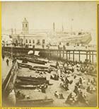 Great Beach [Stereoview Stodart 1860s]